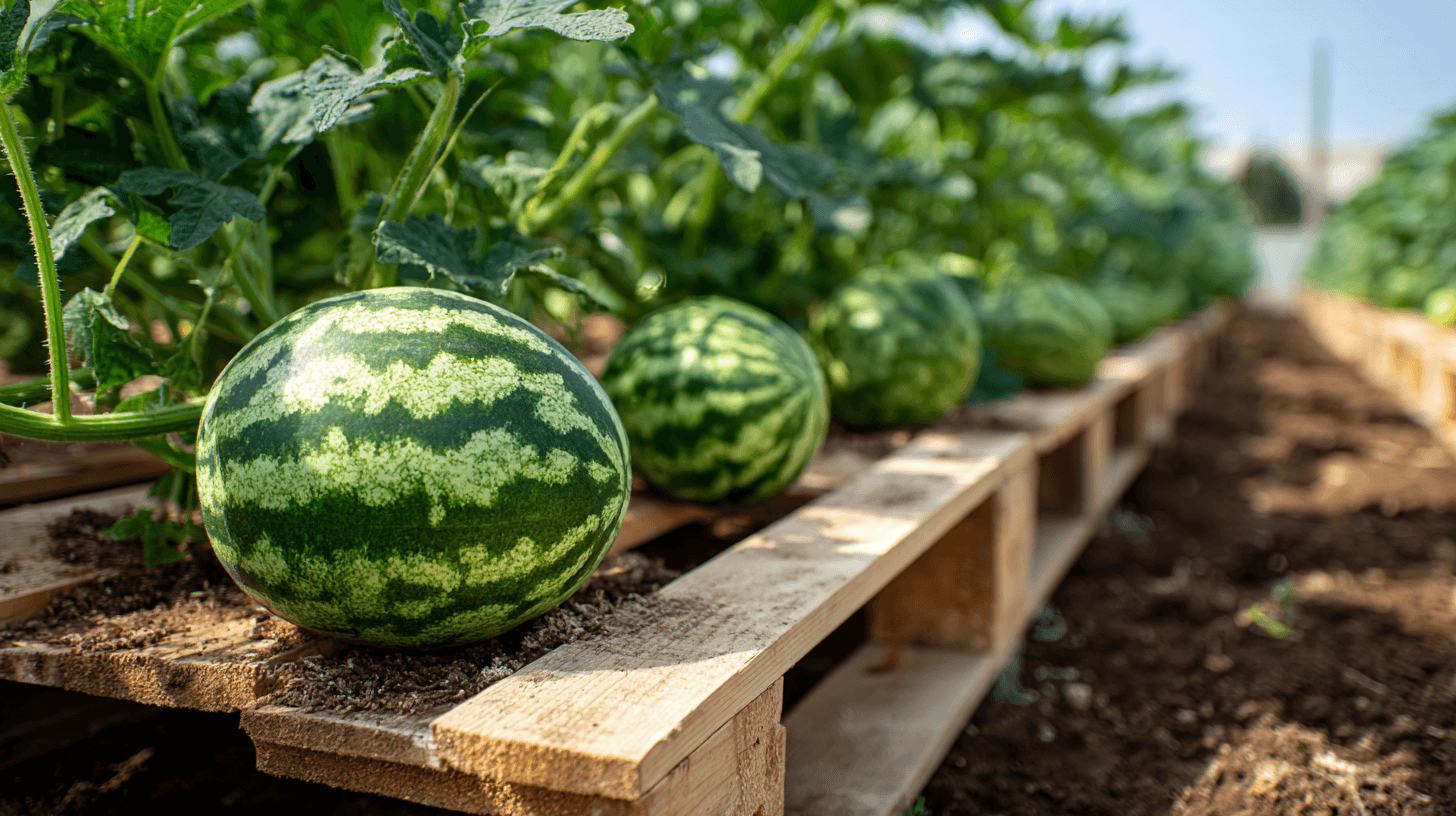 Why Growing Watermelons on Pallets Works Wonders 🍉